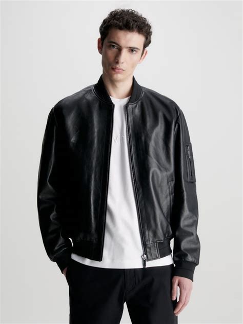 calvin klein leather jacket sale.